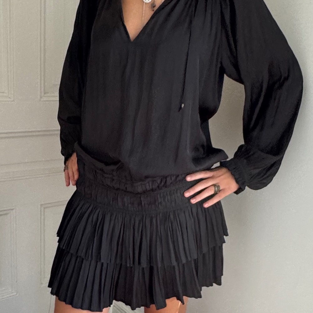 ULLA JOHNSON DROP WAIST DRESS